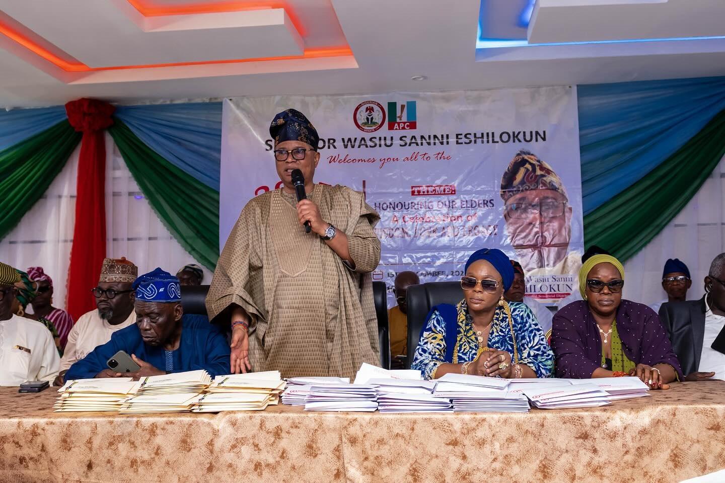 Annual Elderly Empowerment Program of Sen. Wasiu Sanni Eshinlokun