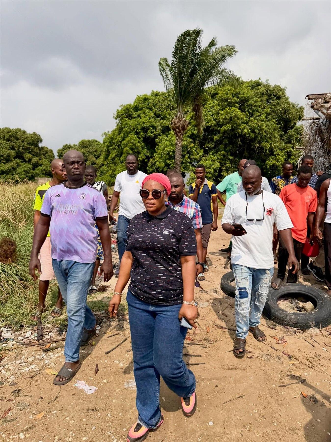 Inspection of the Newly Renovated PHC at Tarkwa Bay