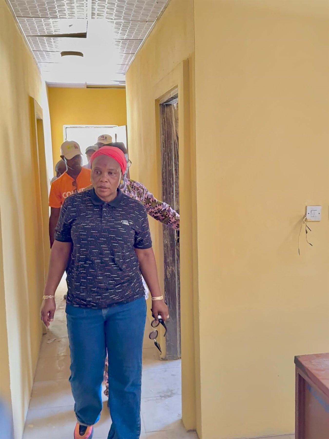 Inspection of the Newly Renovated PHC at Tarkwa Bay image 2