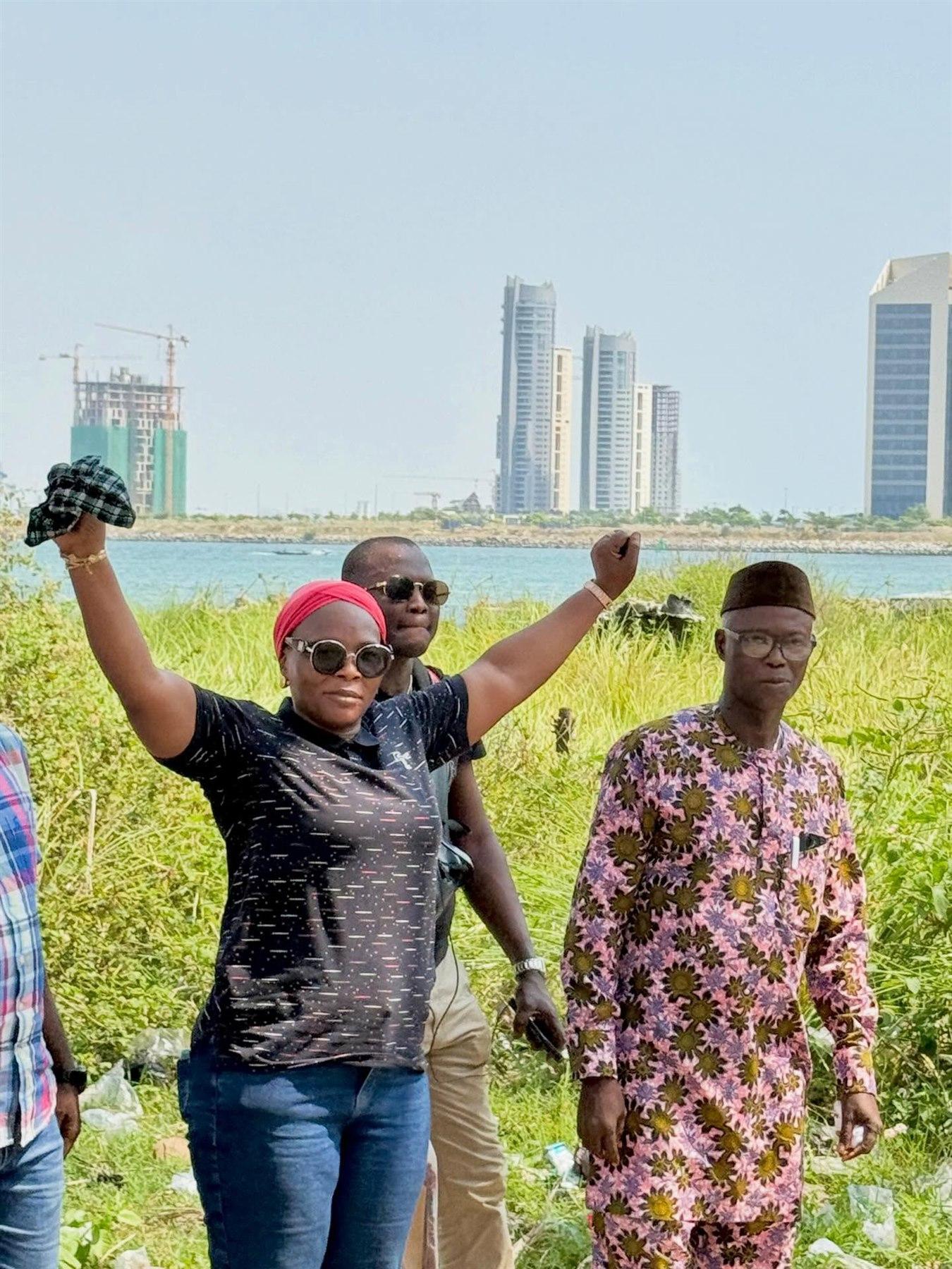 Inspection of the Newly Renovated PHC at Tarkwa Bay image 3
