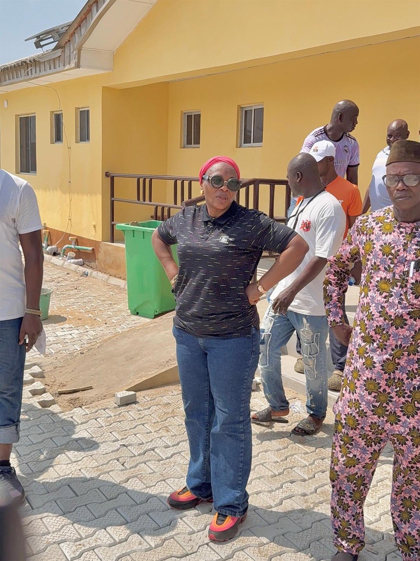 Inspection of the Newly Renovated PHC at Tarkwa Bay image 4