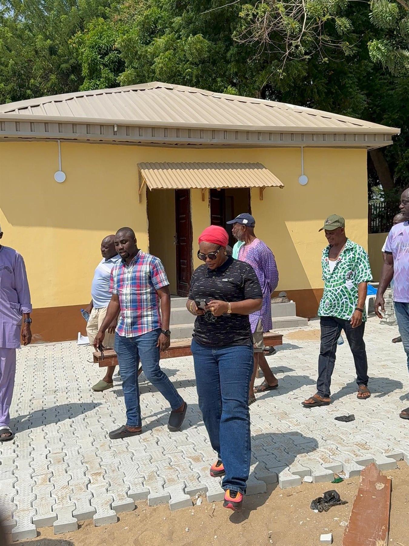 Inspection of the Newly Renovated PHC at Tarkwa Bay image 5
