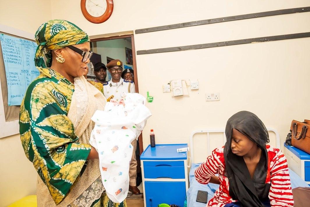 First Child Delivered at the Iru-VI Primary Health Centre