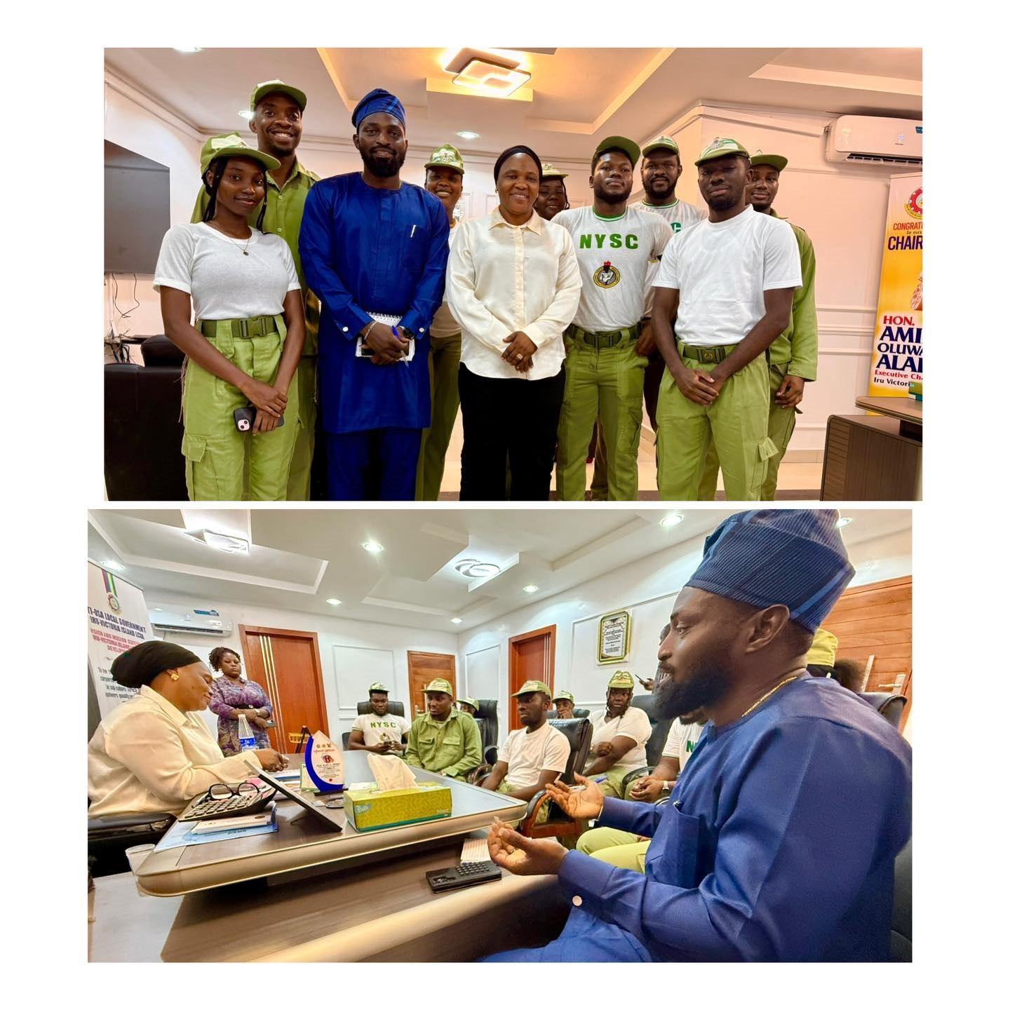 NYSC Courtesy Visit to the Executive Chairman